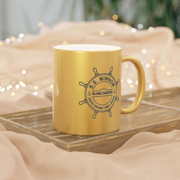S.S. Minnow Island Charter Metallic Mug (SilverGold) - Image 8