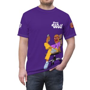 Landwolf On The Phone Unisex Cut & Sew Tee