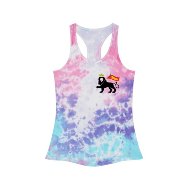 Iron Lion Dank Nugs Womens Racerback Tye Dye Tank Top - Image 2