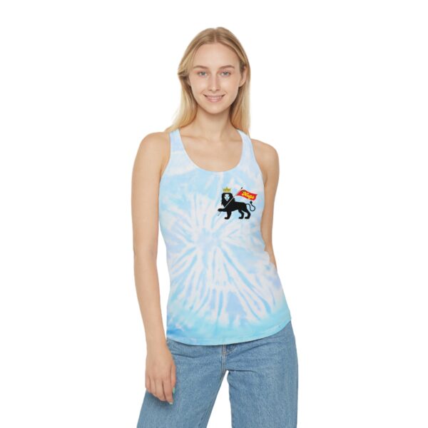 Iron Lion Dank Nugs Womens Racerback Tye Dye Tank Top - Image 6