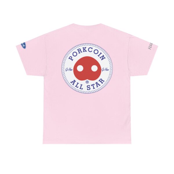 Porkcoin King of Meme Coins Unisex Heavy Cotton Tee - Image 19