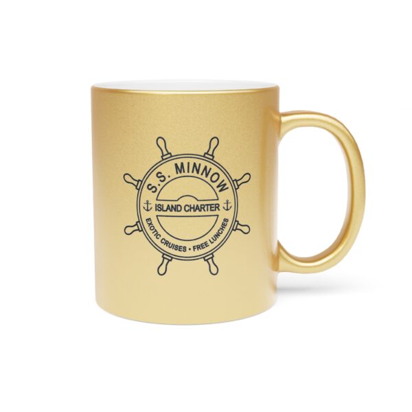 S.S. Minnow Island Charter Metallic Mug (SilverGold) - Image 7