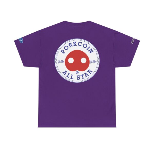 Porkcoin King of Meme Coins Unisex Heavy Cotton Tee - Image 15