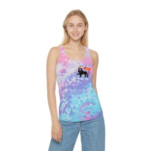 Iron Lion Dank Nugs Womens Racerback Tye Dye Tank Top
