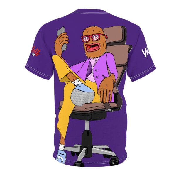Landwolf On The Phone Unisex Cut & Sew Tee - Image 4