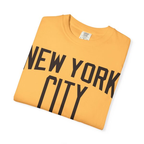 New York City John Lennon Style Garment-Dyed T-Shirt - Image 4