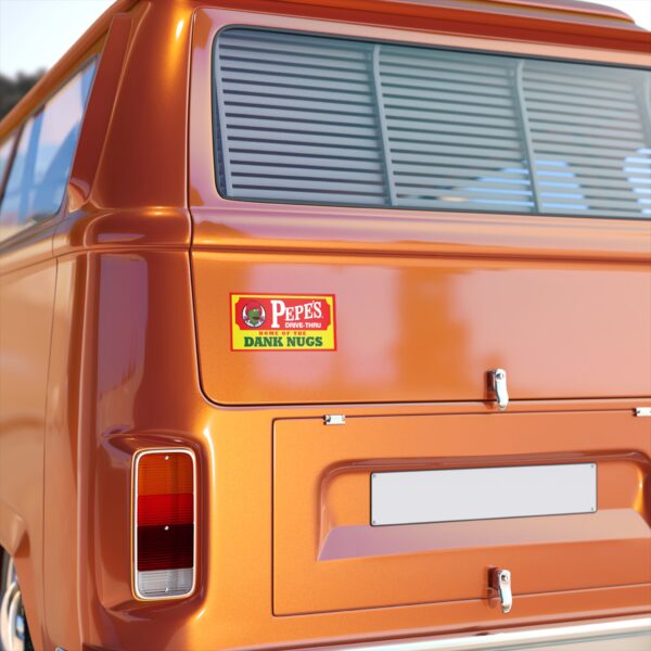 Pepe's Drive-Thru Dank Nugs Bumper Stickers - Image 2