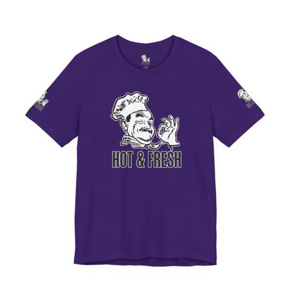 Hot & Fresh Pizza Guy Tee Shirt - Image 25
