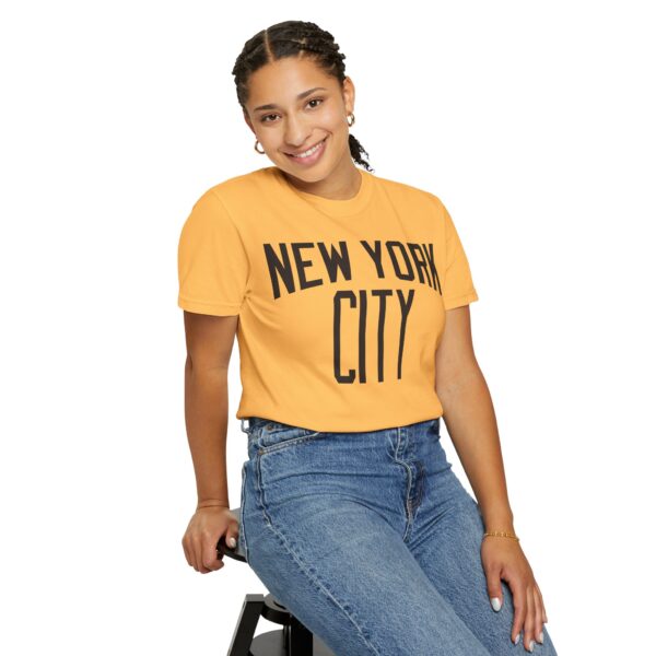 New York City John Lennon Style Garment-Dyed T-Shirt - Image 5