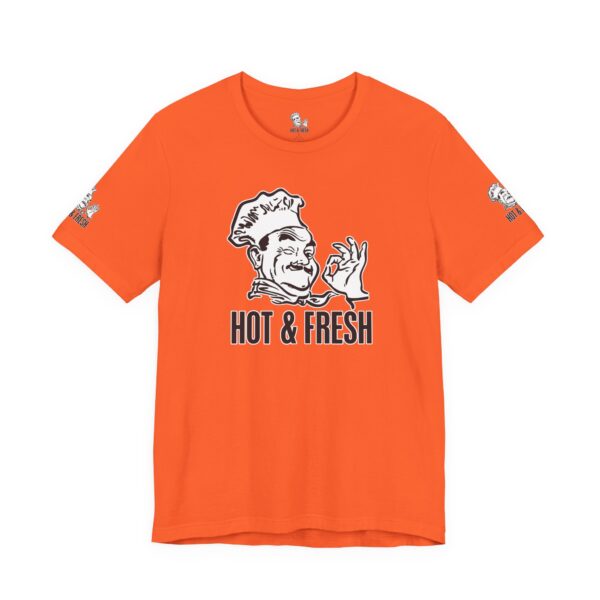 Hot & Fresh Pizza Guy Tee Shirt - Image 4