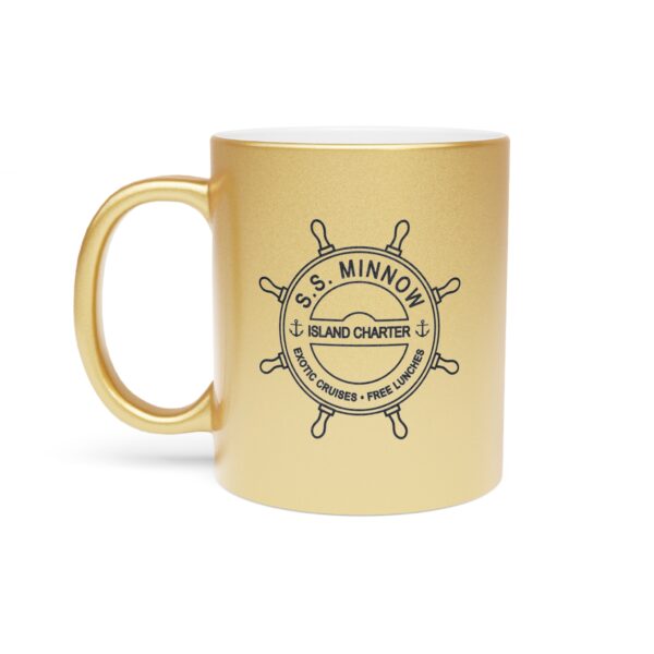 S.S. Minnow Island Charter Metallic Mug (SilverGold) - Image 6