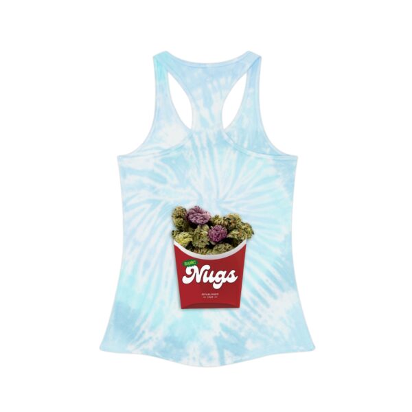 Iron Lion Dank Nugs Womens Racerback Tye Dye Tank Top - Image 5