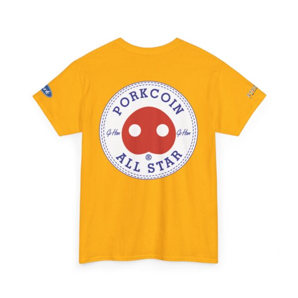 Porkcoin King of Meme Coins Unisex Heavy Cotton Tee - Image 10