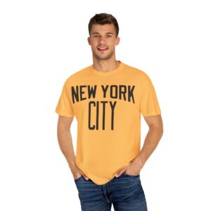 New York City John Lennon Style Garment-Dyed T-Shirt