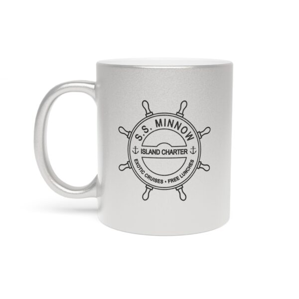 S.S. Minnow Island Charter Metallic Mug (SilverGold) - Image 3