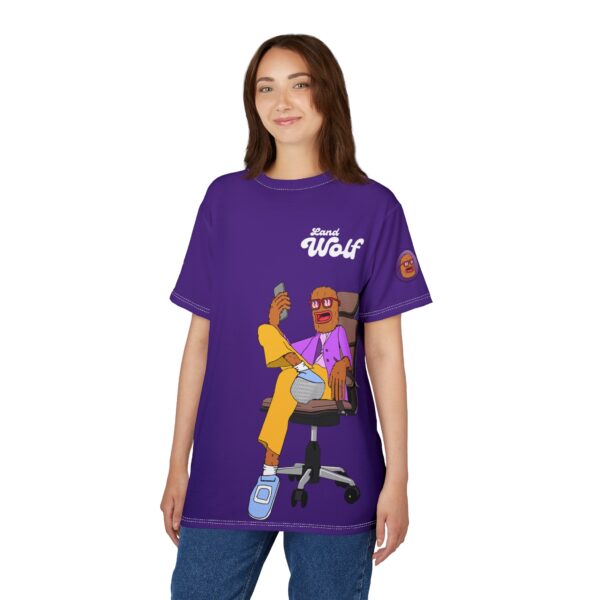 Landwolf On The Phone Unisex Cut & Sew Tee - Image 6