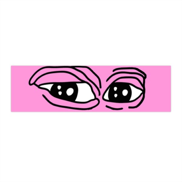 Pork Eyes Bumper Sticker - Image 2