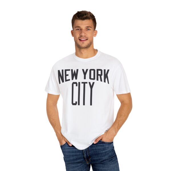 New York City John Lennon Style Garment-Dyed T-Shirt - Image 9