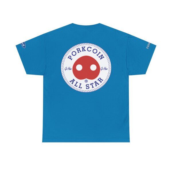 Porkcoin King of Meme Coins Unisex Heavy Cotton Tee - Image 12