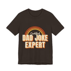 Certified Dad Joke Expert Shirt – Funny Dad Gift T-Shirt for Birthday & Father’s Day
