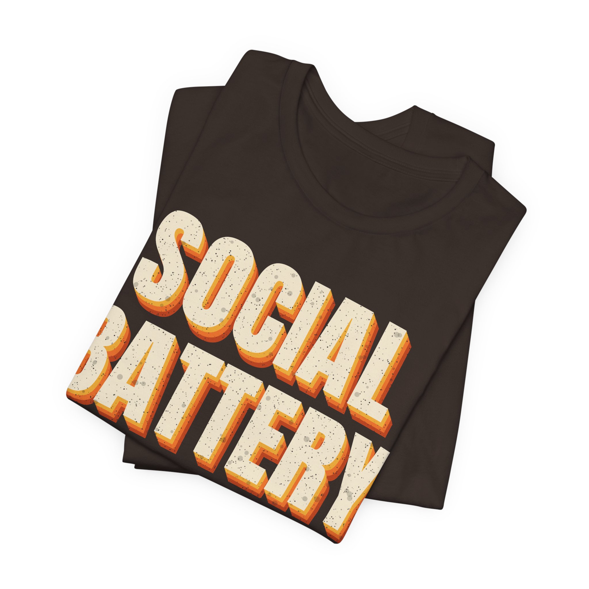 Social Battery Low Shirt – Funny Introvert T-Shirt, Antisocial Gift for Introverts - Image 3